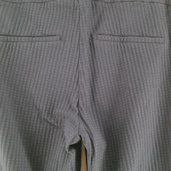 Point Zero Pants Women's USA 6 Leggings Skinny Purple Stripped Pull On Yoga - Picture 10 of 16